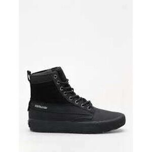 Supra Mens Graham CW Black High Top Streetwear Urban Lace Up Sneakers